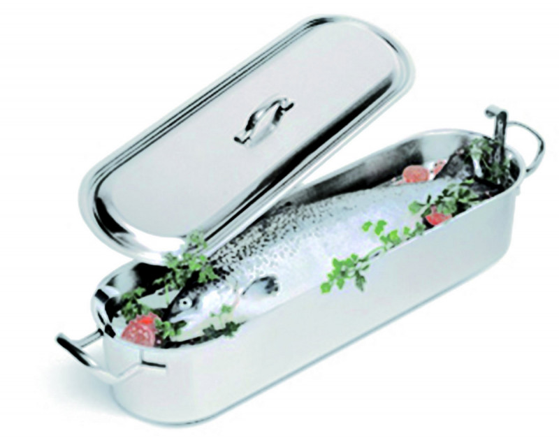 Poissonnière rectangulaire inox 40x19x11 cm Lacor