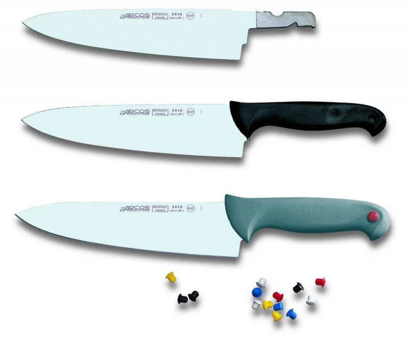 Couteau à saigner 13 cm acier polypropylène (pp) unie Colour Proof Arcos