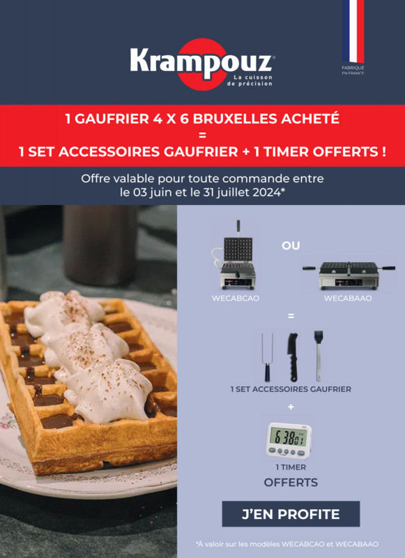 Gaufrier WECABCAO 230v 2 pièces Krampouz