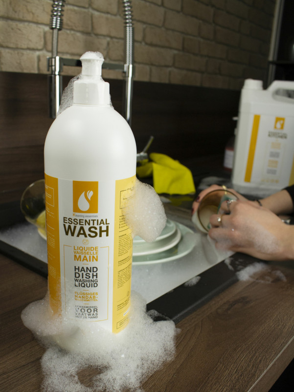 Liquide vaisselle à la main ultra dégraissant 1 L Kleaning Essentials