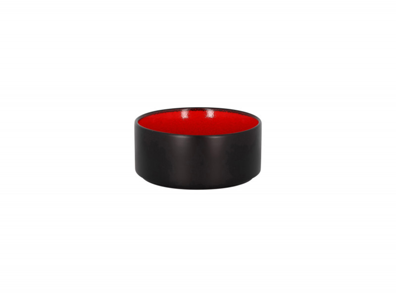 Bol rond rouge porcelaine vitrifiée Ø 12 cm Fire Rak