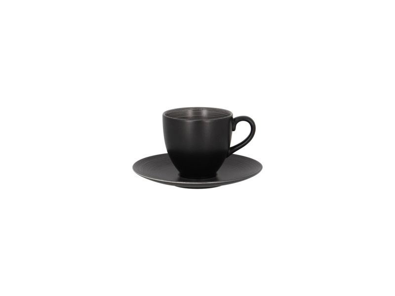 Sous tasse rond gris porcelaine Ø 15 cm Trinidad Rak