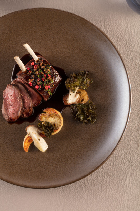 Assiette coupe plate rond brun porcelaine vitrifiée Ø 17,9 cm Genesis Rak