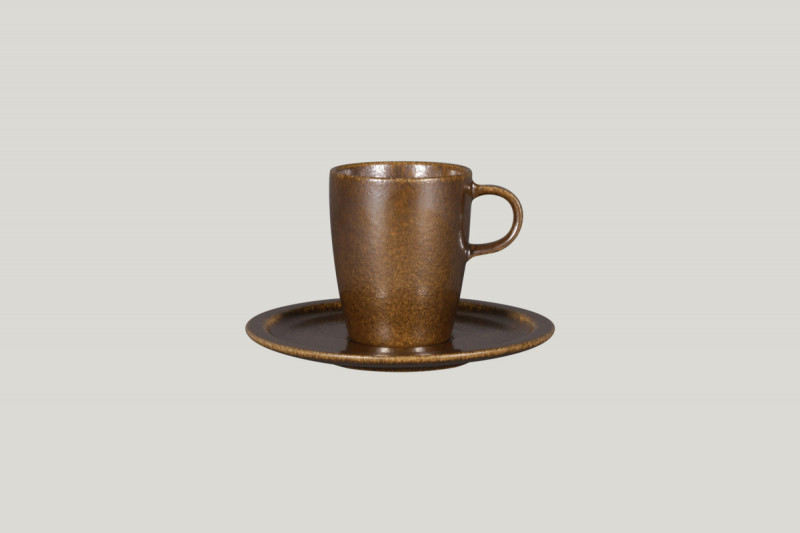 Tasse à thé bronze porcelaine 23 cl Ø 7,3 cm Rakstone Ease Rak