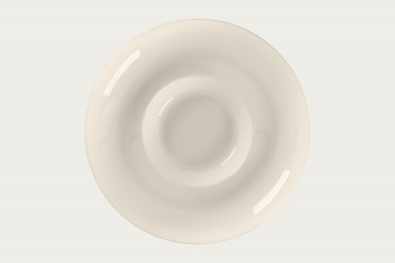 Assiette creuse gourmet rond ivoire porcelaine Ø 29 cm Fedra Rak