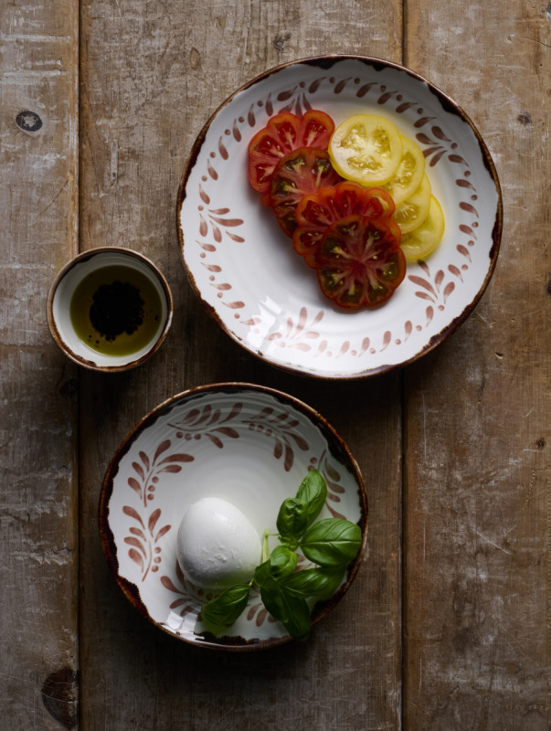 Assiette creuse organique terracotta porcelaine vitrifiée Ø 21 cm Harvest Mediterranean Dudson