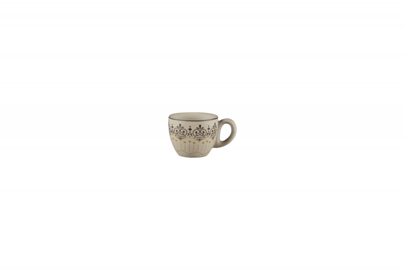 Tasse à espresso rond Argila Décor Epura porcelaine 8 cl Ø 6,5 cm Earth Rak