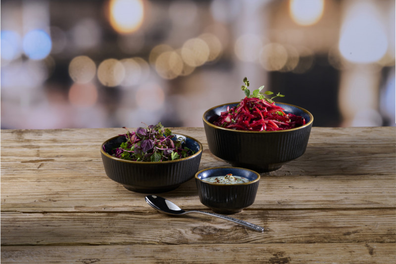 Pot à sauce rond Tokyo Blue porcelaine vitrifiée Ø 6,9 cm Nourish Tokyo Churchill
