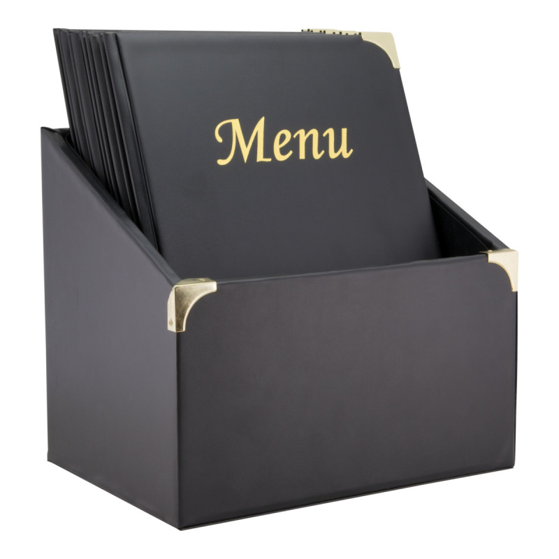 Box pour protège-menu noir Basic Securit