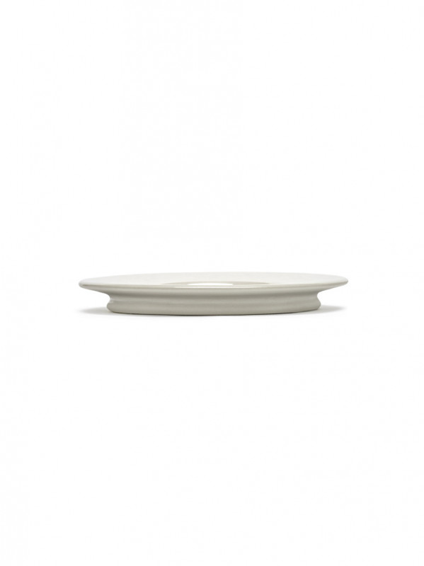 Sous tasse à expresso rond Alabaster porcelaine Ø 11 cm Dune Serax