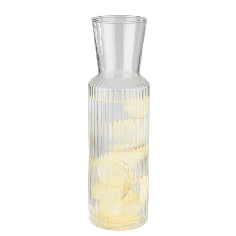 Carafe avec bouchon liège verre Ø 8 cm 27 cm 90 cl Valo Aps