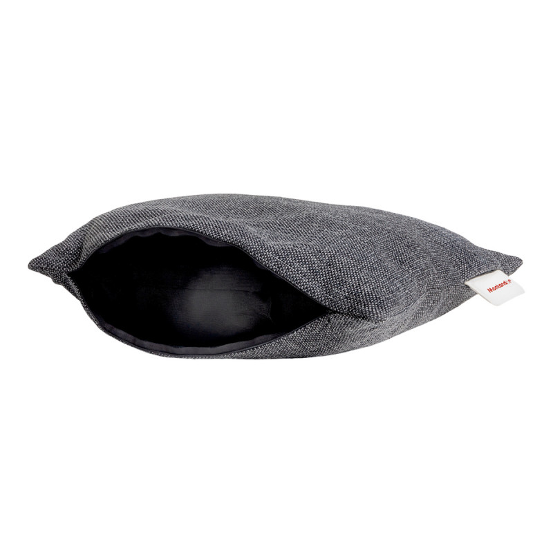 Coussin chauffant infrarouge avec batterie rectangulaire gris foncé 60x40 cm Montandor