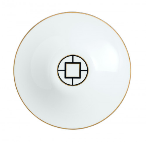 Assiette coupe creuse rond blanc porcelaine bone china Ø 28,5 cm Metrochic Villeroy & Boch