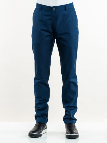Pantalon de cuisine bleu marine 38 Marino Chaud Devant