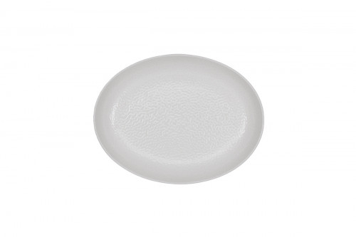 Plat organique Speckle porcelaine vitrifiée Ø 24 cm Between Rak