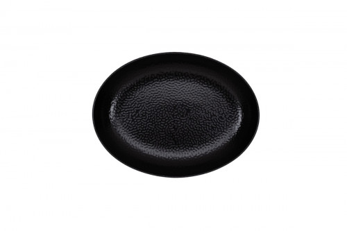 Plat organique Speckle porcelaine vitrifiée Ø 24 cm Between Rak