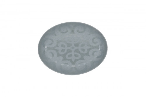 Plat organique Earth porcelaine vitrifiée Ø 24 cm Between Colored Rak