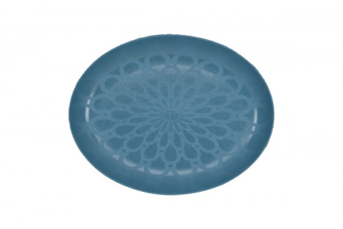 Plat organique Water porcelaine vitrifiée Ø 30 cm Between Colored Rak