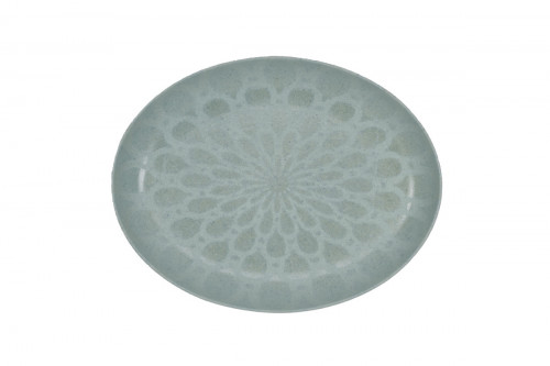 Plat organique Space porcelaine vitrifiée Ø 30 cm Between Colored Rak