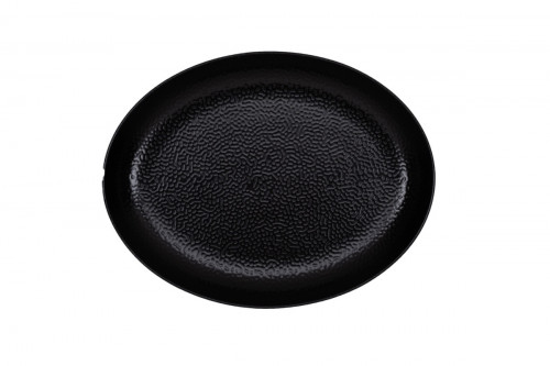 Plat organique Speckle porcelaine vitrifiée Ø 30 cm Between Rak