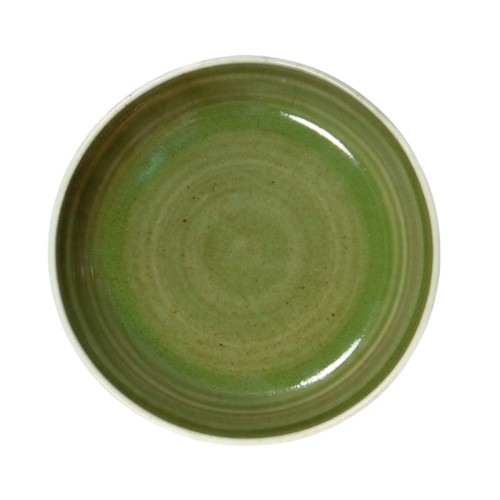 Assiette creuse vert porcelaine Ø 15 cm Haven Lichen Accolade